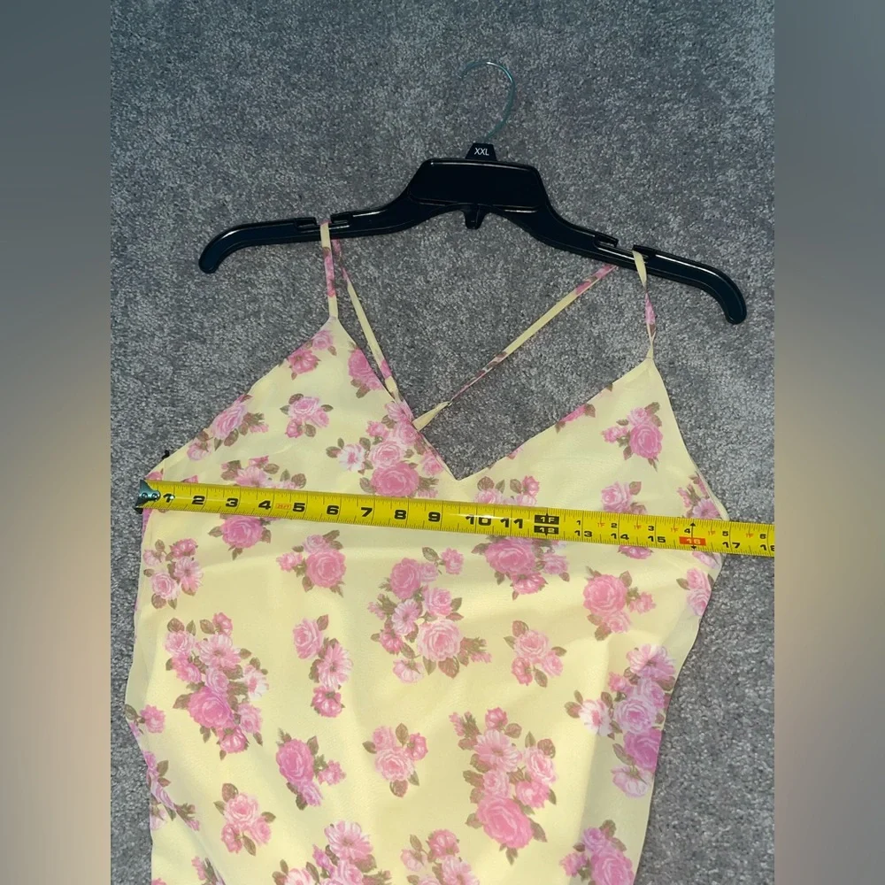 Dress yellow and pink floral maxi dress forever 21 PRICE DROP - Picture 8 of 12